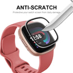 Per Fitbit Versa 4 / Sense 2 ENKAY 3D Full Coverage Soft PC Edge + Pellicola proteggi schermo PMMA HD, 1 PCS, 2 PCS, 5 PCS, 10 PCS