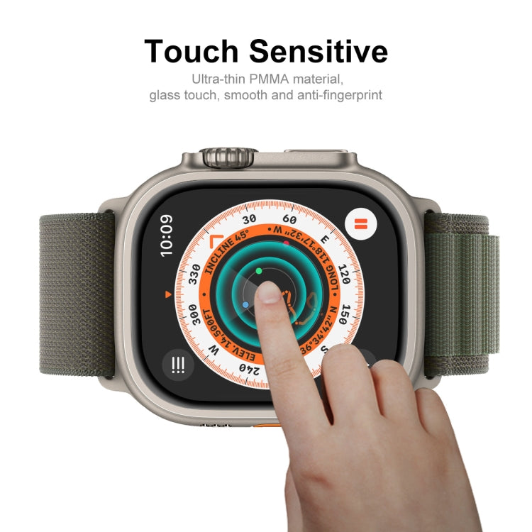 ENKAY 3D Soft PC Edge PMMA Pellicola per schermo per Apple Watch Ultra 49mm, 1 PCS, 2 PCS, 5 PCS, 10 PCS