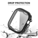 Custodia in TPU trasparente ENKAY con pellicola per schermo per Apple Watch Ultra 49mm