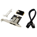 Scheda di rete server SFP in fibra ottica Gigabit a doppia interfaccia MiniPCI-E ST7243, MiniPCI-E Dual Interface