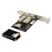 Scheda di rete server SFP in fibra ottica Gigabit a doppia interfaccia MiniPCI-E ST7243, MiniPCI-E Dual Interface