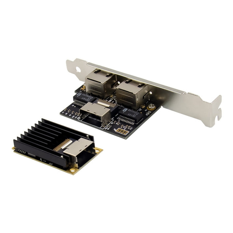 ST7242 Mini PCIE doppia scheda di interfaccia di rete Gigabit Ethernet RJ45 NHI350AM2, Dual RJ45