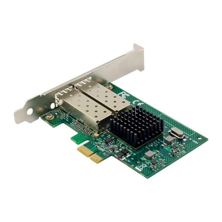 Scheda di rete Ethernet SFP a doppia porta ST7257 PCIE X1 82576EB, PCIE X1