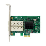 Scheda di rete Ethernet SFP a doppia porta ST7257 PCIE X1 82576EB, PCIE X1