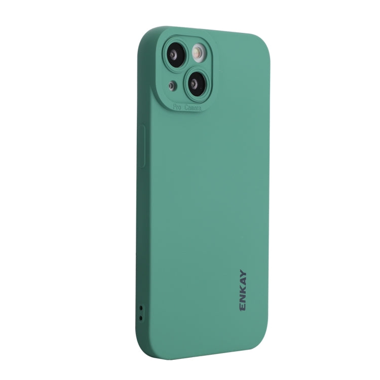 Custodia per telefono antiurto in silicone liquido ENKAY per iPhone 14 Plus, For iPhone 14 Plus