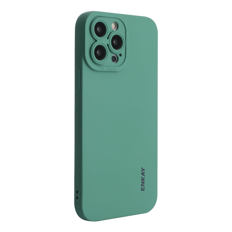 Custodia per telefono antiurto in silicone liquido ENKAY per iPhone 14 Pro, For iPhone 14 Pro