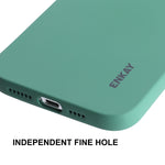 Custodia per telefono antiurto in silicone liquido ENKAY per iPhone 14 Pro, For iPhone 14 Pro