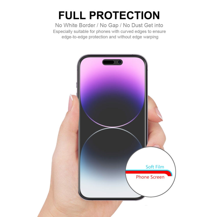 ENKAY Full Glue Pellicola idrogel antideflagrante per iPhone 14 Pro, For iPhone 14 Pro (1 PC), For iPhone 14 Pro  (2 PCS), For iPhone 14 Pro (5 PCS), For iPhone 14 Pro (10 PCS)