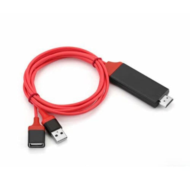 Adattatore per cavi HDMI 1080P Cavo da USB a HDTV, dongle USB maschio + USB femmina a HDMI maschio Cavo di mirroring HDTV 1080P per telefono/pad e altro ancora Steaming Sharing