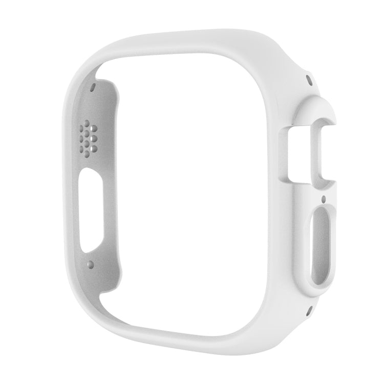 Per Apple Watch Ultra 49mm ENKAY Custodia per PC 2 in 1 + Pellicola in vetro temperato 9H a copertura totale