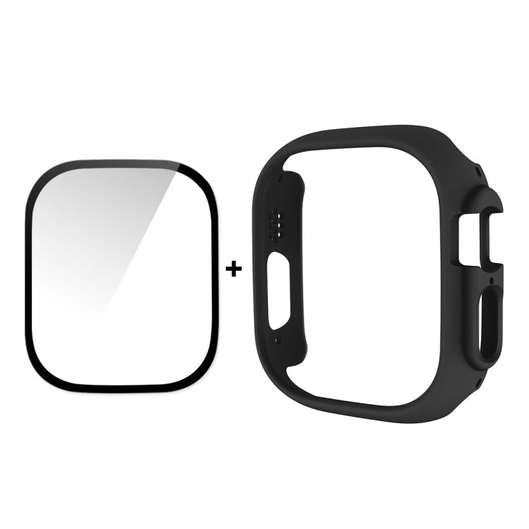Per Apple Watch Ultra 49mm ENKAY Custodia per PC 2 in 1 + Pellicola in vetro temperato 9H a copertura totale