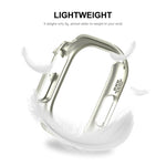 Per Apple Watch Ultra 49mm ENKAY Custodia per PC 2 in 1 + Pellicola in vetro temperato 9H a copertura totale