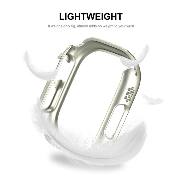 Per Apple Watch Ultra 49mm ENKAY Custodia per PC 2 in 1 + Pellicola in vetro temperato 9H a copertura totale