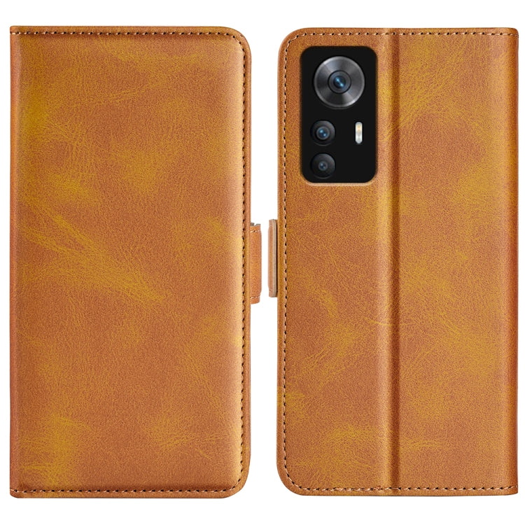 Per Xiaomi Redmi K50 Ultra Custodia in pelle con fibbia magnetica a doppio lato, For Xiaomi Redmi K50 Ultra