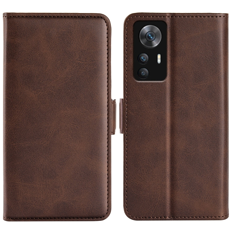 Per Xiaomi Redmi K50 Ultra Custodia in pelle con fibbia magnetica a doppio lato, For Xiaomi Redmi K50 Ultra