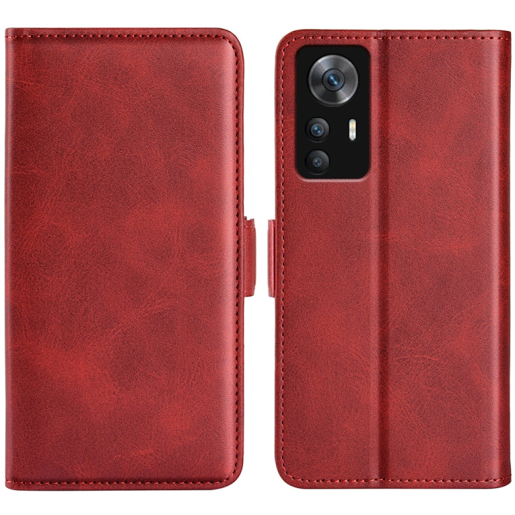 Per Xiaomi Redmi K50 Ultra Custodia in pelle con fibbia magnetica a doppio lato, For Xiaomi Redmi K50 Ultra