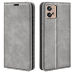 Per Motorola Moto G32 Custodia in pelle con ventosa magnetica retro-pelle, For Motorola Moto G32
