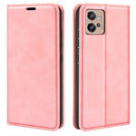 Per Motorola Moto G32 Custodia in pelle con ventosa magnetica retro-pelle, For Motorola Moto G32