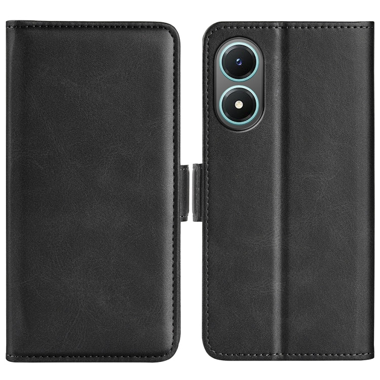 Per vivo Y02s Custodia per telefono in pelle con fibbia magnetica a doppio lato, For vivo Y02s