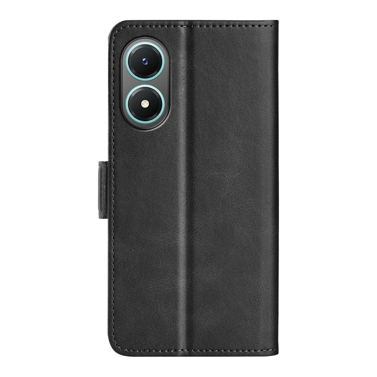 Per vivo Y02s Custodia per telefono in pelle con fibbia magnetica a doppio lato, For vivo Y02s