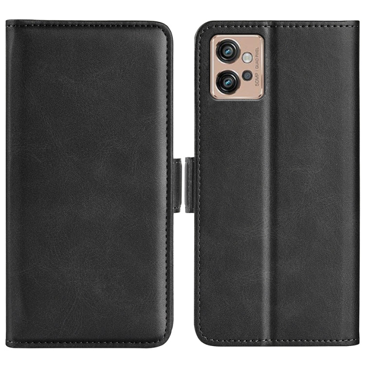 Per Motorola Moto G32 Custodia in pelle con fibbia magnetica a doppio lato, For Motorola Moto G32