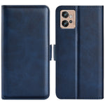 Per Motorola Moto G32 Custodia in pelle con fibbia magnetica a doppio lato, For Motorola Moto G32