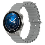 Cinturino per orologio in silicone tinta unita stile oceano da 22 mm, For Huawei Watch GT3 Pro 46mm, For Huawei Watch GT3 46mm