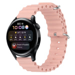 Cinturino per orologio in silicone tinta unita stile oceano da 22 mm, For Huawei Watch GT Runner, For Huawei Watch 3