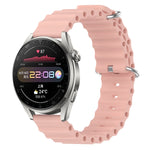 Cinturino per orologio in silicone tinta unita stile oceano da 22 mm, For Huawei Watch 3 Pro, For Huawei GT2 Pro
