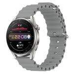 Cinturino per orologio in silicone tinta unita stile oceano da 22 mm, For Huawei Watch 3 Pro, For Huawei GT2 Pro