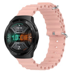 Cinturino per orologio in silicone tinta unita stile oceano da 22 mm, For Huawei Watch GT 2E, For Huawei GT2 46mm