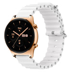 Cinturino per orologio in silicone tinta unita stile oceano da 22 mm, For Honor Watch GS 3, For Honor Watch GS Pro