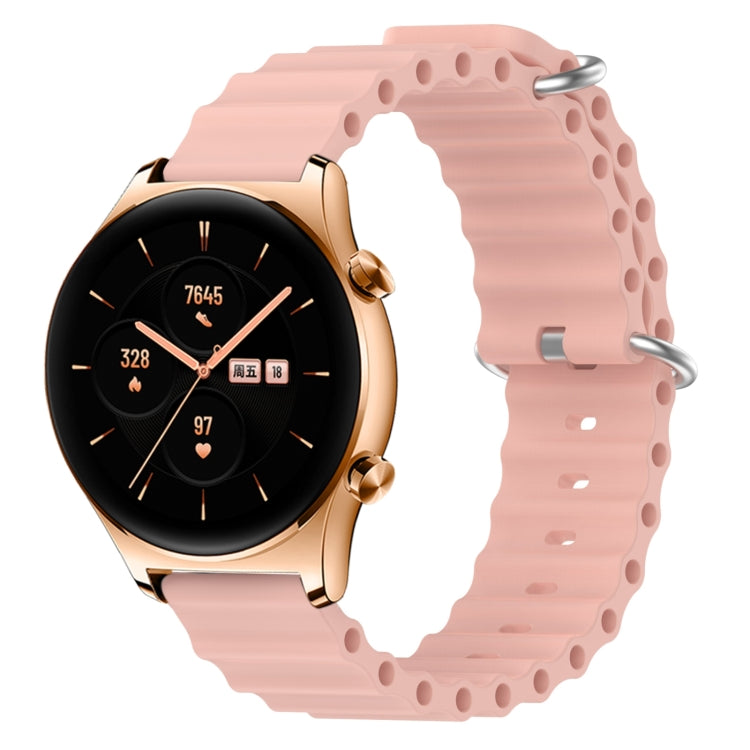 Cinturino per orologio in silicone tinta unita stile oceano da 22 mm, For Honor Watch GS 3, For Honor Watch GS Pro
