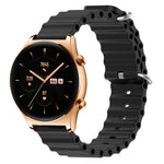 Cinturino per orologio in silicone tinta unita stile oceano da 22 mm, For Honor Watch GS 3, For Honor Watch GS Pro