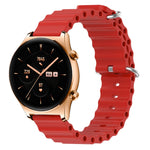 Cinturino per orologio in silicone tinta unita stile oceano da 22 mm, For Honor Watch GS 3, For Honor Watch GS Pro