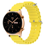 Cinturino per orologio in silicone tinta unita stile oceano da 22 mm, For Honor Watch GS 3, For Honor Watch GS Pro