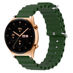 Cinturino per orologio in silicone tinta unita stile oceano da 22 mm, For Honor Watch GS 3, For Honor Watch GS Pro