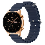 Cinturino per orologio in silicone tinta unita stile oceano da 22 mm, For Honor Watch GS 3, For Honor Watch GS Pro