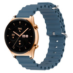 Cinturino per orologio in silicone tinta unita stile oceano da 22 mm, For Honor Watch GS 3, For Honor Watch GS Pro