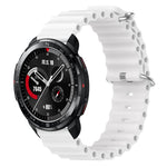Cinturino per orologio in silicone tinta unita stile oceano da 22 mm, For Honor Watch GS 3, For Honor Watch GS Pro