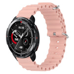 Cinturino per orologio in silicone tinta unita stile oceano da 22 mm, For Honor Watch GS 3, For Honor Watch GS Pro