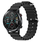 Cinturino per orologio in silicone tinta unita stile oceano da 22 mm, For Honor Magic Watch 2 46mm, For Honor Watch Dream