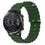 Cinturino per orologio in silicone tinta unita stile oceano da 22 mm, For Honor Magic Watch 2 46mm, For Honor Watch Dream