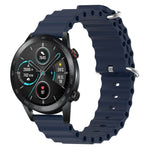 Cinturino per orologio in silicone tinta unita stile oceano da 22 mm, For Honor Magic Watch 2 46mm, For Honor Watch Dream