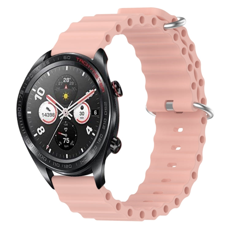 Cinturino per orologio in silicone tinta unita stile oceano da 22 mm, For Honor Magic Watch 2 46mm, For Honor Watch Dream