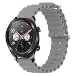 Cinturino per orologio in silicone tinta unita stile oceano da 22 mm, For Honor Magic Watch 2 46mm, For Honor Watch Dream