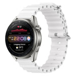 Cinturino per orologio in silicone tinta unita stile oceano da 22 mm, For Huawei Watch 3 Pro New