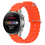 Cinturino per orologio in silicone tinta unita stile oceano da 22 mm, For Huawei Watch 3 Pro New