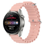 Cinturino per orologio in silicone tinta unita stile oceano da 22 mm, For Huawei Watch 3 Pro New