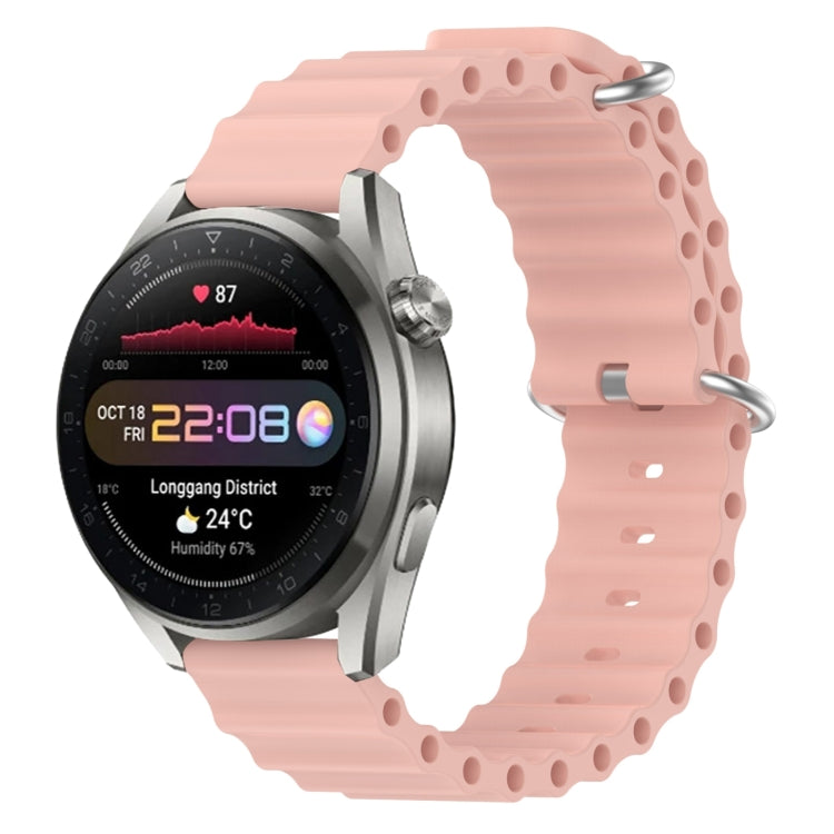 Cinturino per orologio in silicone tinta unita stile oceano da 22 mm, For Huawei Watch 3 Pro New
